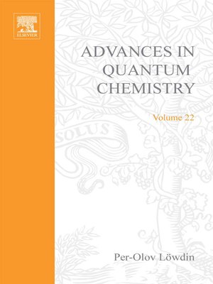 cover image of Advances in Quantum Chemistry